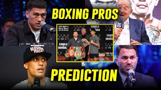 Pros Reveal their Final Pick for Jaime Munguia VS Canelo Alvarez [upl. by Derril]