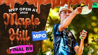 2024 MVP Open  MPO FINALB9  Gossage Wysocki Buhr Proctor  Jomez Disc Golf [upl. by Barret475]