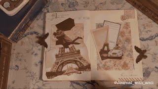 ASMR Journaling Paris Love Theme ep57 [upl. by Sherwood]