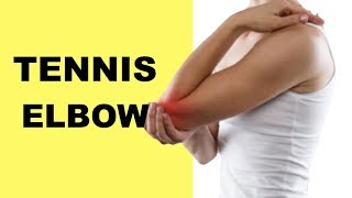 Tennis Elbow Tendonitis Exercises Lateral Epicondylitis and Rounded Shoulders [upl. by Acherman]