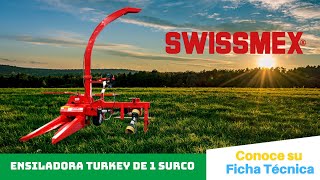 ENSILADORA Turkey de 1 SURCO  SWISSMEX🌽🔴 [upl. by Lledualc]