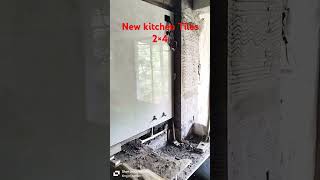 New kitchen Tiles Design 2×4 sorts interiordesign ytshort youtubeshorts [upl. by Ettennad571]