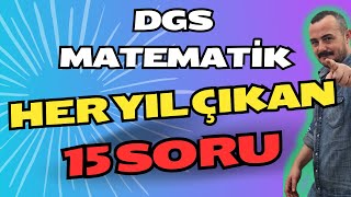 DGS Sınavında Her Yıl Gelen 15 Soru [upl. by Stieglitz854]