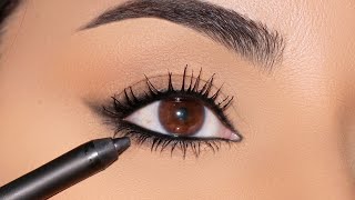 HOW TO EFFORTLESS SMUDGED KOHL LOOK [upl. by Inanaup]