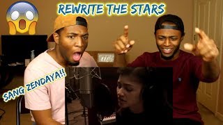 Zendaya  Rewrite The Stars from The Greatest Showman Acoustic REACTION [upl. by Constantia]