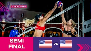 HughesCheng vs NussKloth  Semi Final Highlights  Tlaxcala 2023 mexbeachvolley [upl. by Ezri]