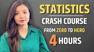 Complete STATISTICS for Data Science  Data Analysis  Full Crash Course [upl. by Amena]