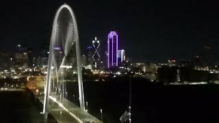 Margret Hunt Hill BridgeDallas Texas 4K [upl. by Leumas]