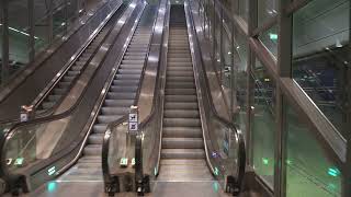 Sweden Stockholm Odenplan Train Station 2X escalator [upl. by Peskoff]