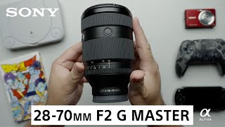 NEW FE 2870mm F2 G Master Lens Hands on with Miguel Quiles [upl. by Benzel]