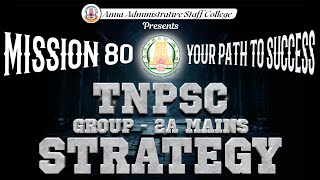 🚀 Mission 80 🎯  TNPSC Group 2A Strategy  Mr S Saravanan [upl. by Charlene]