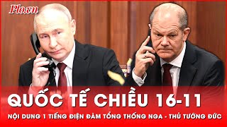 Quốc tế chiều 1611 Nga  Đức nối lại đàm phán sau 2 năm tương lai Ukraine đã được định đoạt [upl. by Ahsotan]