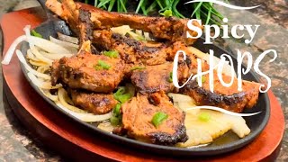 Sizzling Grilled Chops Sizzling Grilled Chops Recipe  Sizzling Lamb Chops [upl. by Arraeis]