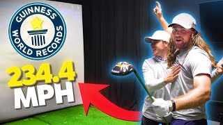 1 Long Driver Breaks The World Record Ball Speed  Good Good [upl. by Donella]