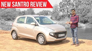 2018 Hyundai Santro Drive Review In Hindi Mileage Test [upl. by Selma]