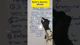 Bohrs Atomic Model chemistry shorts [upl. by Ruth481]