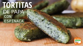 Tortitas de papa con espinaca [upl. by Weisbart]