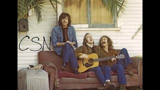 Crosby Stills amp Nash ★ Suite Judy Blue Eyes remaster  lyrics [upl. by Anikas]