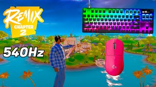 SteelSeries Apex Pro TKL ASMR 😴 Solo Gameplay 🏆 Satisfying Keyboard Fortnite 360 FPS 4K [upl. by Tyne]