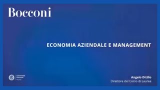 Economia aziendale e management [upl. by Ennyletak]