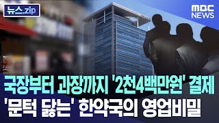 국장부터 과장까지 2천4백만원 결제문턱 닳는 한약국의 영업비밀 뉴스zipMBC뉴스 [upl. by Atimed]