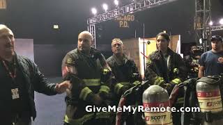 TBT The CHICAGO FIRE Cast Participates in an OnSet Demo [upl. by Dirgni]