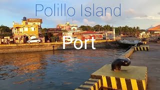 Port of Polillo Island Quezon Province  a short clips  Philippines [upl. by Justen]