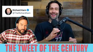 Chris DElia Reacts to the Tweet of the Century by Richard Karn  Congratulations Clips [upl. by Hgielyk563]