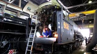 Work continues on Flying Scotsman [upl. by Amalita]