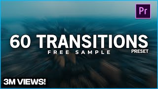 60 Free Smooth Transitions for Adobe Premiere Pro [upl. by Valenza]