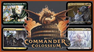 MTG EDH Gameplay  Commander Colosseum Chatterfang VS Rin and Seri VS Brago VS Ulalek [upl. by Melody]