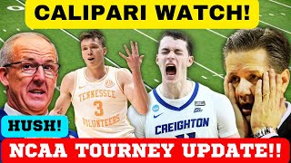 CALIPARI WATCH NCAA TOURNEY UPDATE TENNESSEE FOOTBALL amp BASKETBALL NCAA BASKETBALL TOURNAMENT [upl. by Ramed]