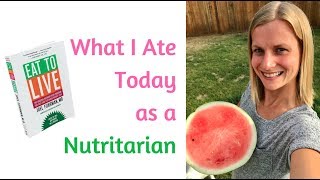 What I Ate Today as a Nutritarian [upl. by Kati803]