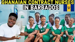 Ghanaian contract Nurses Working In Barbados 🇧🇧 [upl. by Platas476]