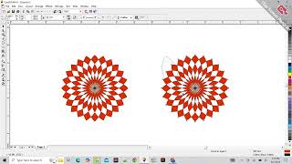 HOW TO MAKE FLOWERS DESIGN IN COREL DRAW [upl. by Sinnaoi426]