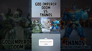 God Emperor Doom vs Thanos With The Cosmic Cube [upl. by Raquela]