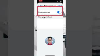 Como activar o desactivar ventanas emergentes popups en iPhone [upl. by Doi]