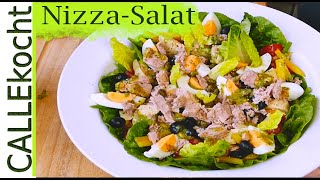 NizzaSalat  Salade niçoise  einfach lecker selber machen  Rezept [upl. by Meeki406]