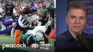 Does NFL need touchback rule for offensive end zone fumble change  Pro Football Talk  NFL on NBC [upl. by Ulphi]