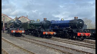 Didcot Railway Centre  Pendennis Castle 100th birthday  02032024 [upl. by Anahpets547]