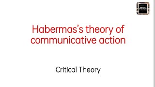 Habermass Theory of Communicative Action in Urdu Hindi criticaltheory [upl. by Samohtnhoj]