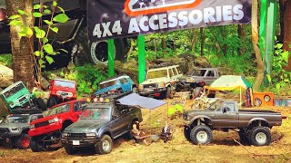 スケールクローラーコース北海道 海を渡ってSundaycrawlersさんが走りに来てくれました1day‼️ axial elementrc rc4wd rgt crawler traxxas [upl. by Dickenson]