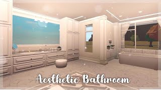 Bloxburg Bathroom Ideas  Advancing Placing [upl. by Naniac850]