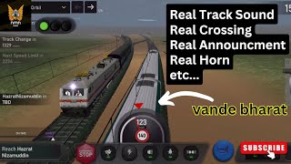 Vande bharat में Agra से Delhi तक superfast सफर 🤩  indian train simulator gameplay [upl. by Arrej]