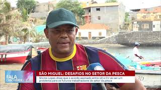 Desafios no setor da pesca em Calheta de São Miguel  Fala Cabo Verde [upl. by Yrrok]