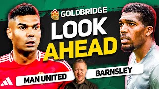 START Ugarte amp Collyer Manchester United vs Barnsley Goldbridge Preview [upl. by Lahcsap]