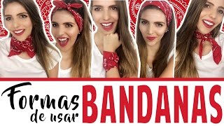 FORMAS DE USAR BANDANAS│Magic Armarium [upl. by Odlonra]