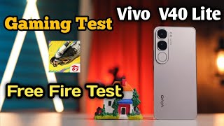 Vivo V40 Lite Gaming test  Vivo V40 lite Free fire test  Vivo V40 Lite review [upl. by Hsara]