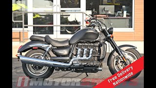 2016 Triumph Rocket III Roadster ABS Matte A10410 iMotorsports [upl. by Sivrat]