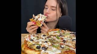 ASMR DOMINO’S CHEESE BURST PIZZA MUKBANG asmr mukbang pizza [upl. by Anaeel]